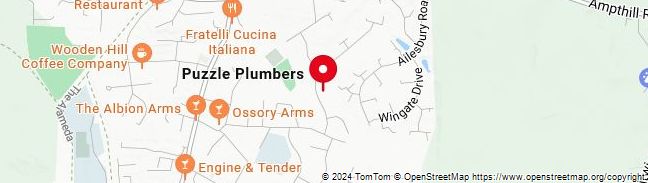 Map of 24hr Emergency Plumbing Ampthill Bedfordshire
